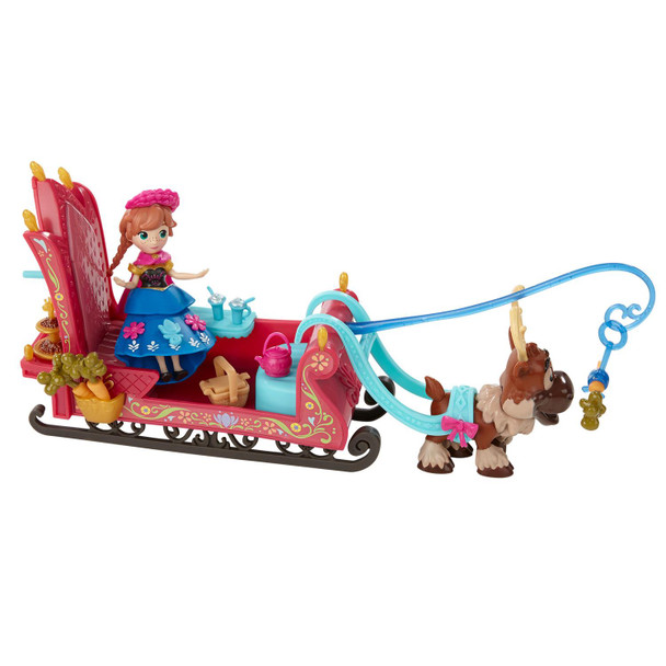 Disney Frozen Little Kingdom ANNA'S SLEIGH RIDE Playset