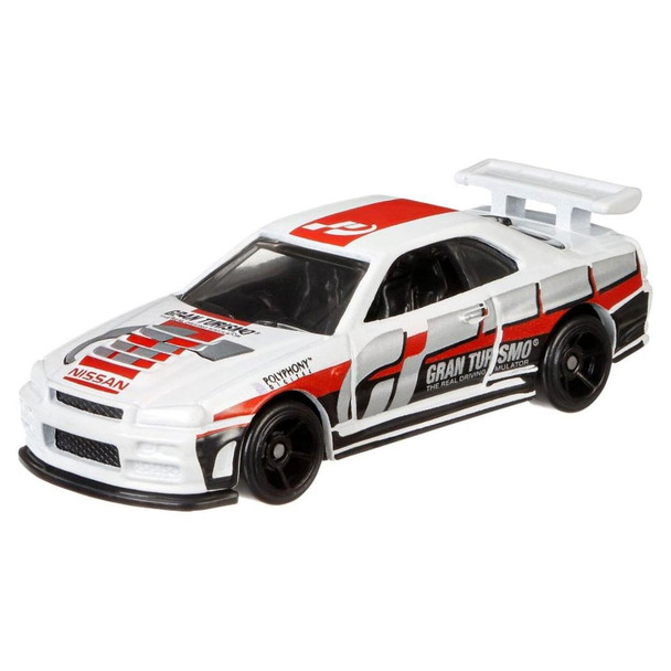 Hot Wheels Gran Turismo NISSAN SKYLINE GT-R (R34) 1:64 Scale Die-cast Car (#1/8)