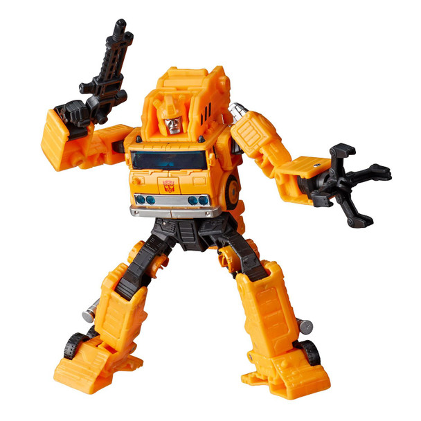 Transformers War for Cybertron: Earthrise Voyager Class Autobot GRAPPLE Action Figure in robot mode.