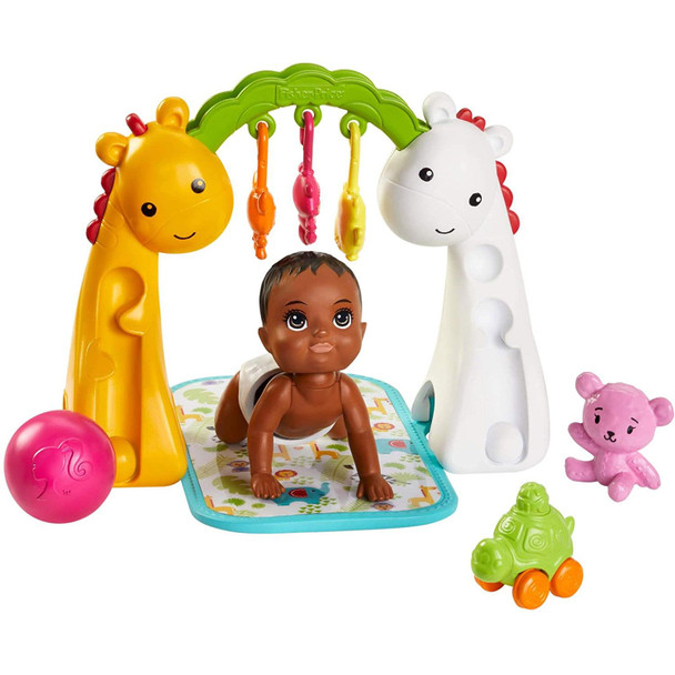 Play out classic babysitting moments with Barbie Skipper Babysitters Inc. playsets that come with a baby doll, themed accessories and a fun feature to immerse kids in role-play.
