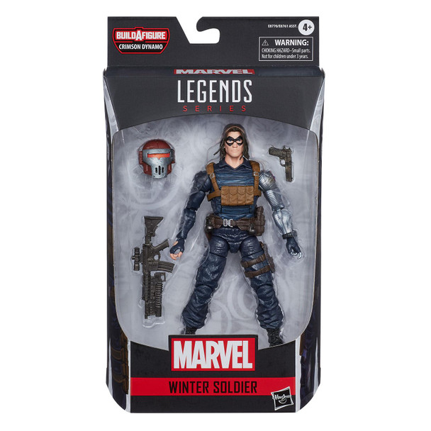 Marvel Legends Black Widow Series 6-Inch WINTER SOLDIER Action Figure in packaging from front.