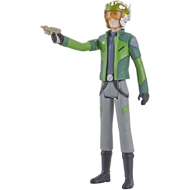 Inspired by the animated series Star Wars: Resistance, this 3.75-inch-scale Kazuda Xiono action figure features 5 points of articulation and comes with blaster pistol accessory and removable helmet.