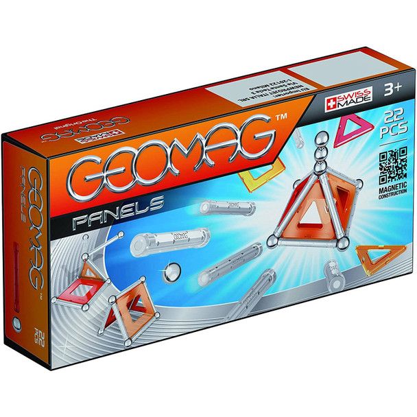 Containing 22 pieces, this starter kit is the ideal introduction to the world of Geomag.