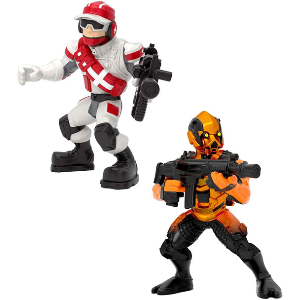 Fortnite Battle Royale Collection Duo Pack: Triage Trooper & Vertex Figures.