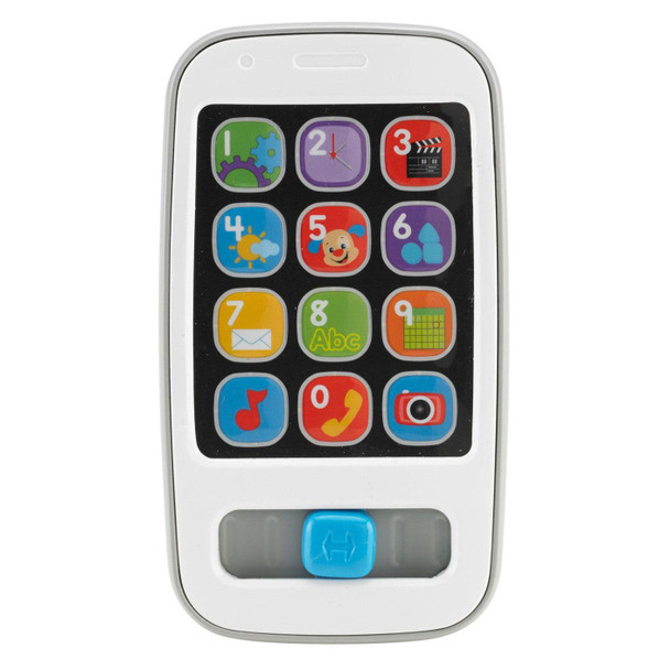 The Fisher-Price Laugh & Learn Smart Phone is a musical infant toy phone with 30+ sing-along songs, sounds and phrases that teach numbers, counting, greetings and more.