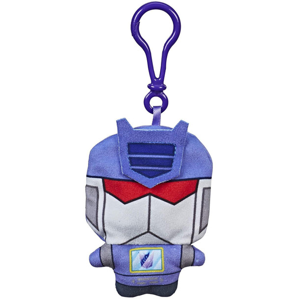Transformers Clip Bots Soundwave plush measures around 4.5-inches (12 cm) tall in robot mode.