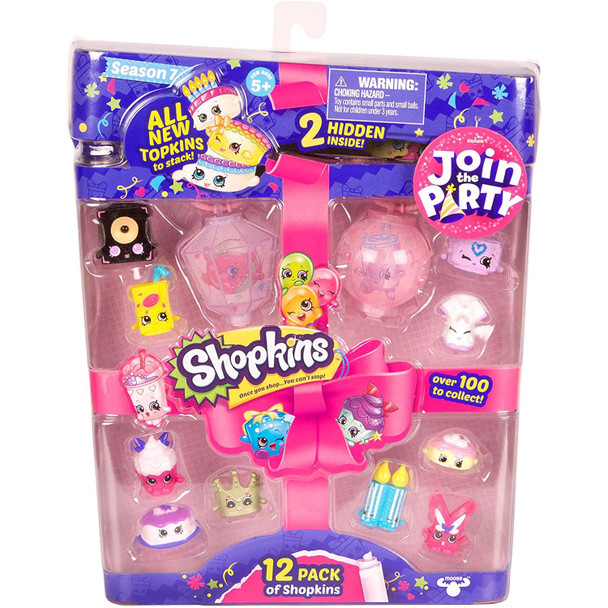 Shopkins Season 7 Join the Party 12-Pack in packaging.