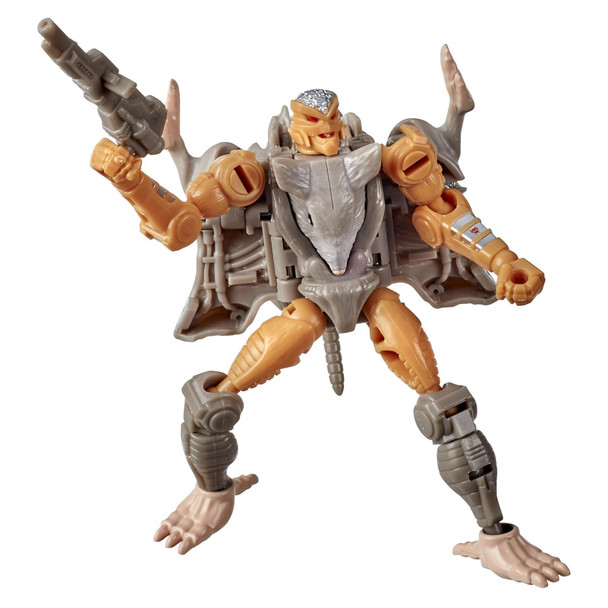 Comes with classic fusion blaster accessory inspired by the one featured in the Beast Wars cartoon. Wise cracks not included, but you can imagine!