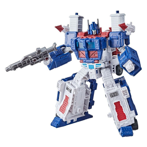 Transformers Generations War for Cybertron: Kingdom Leader WFC-K20 Ultra Magnus figure has been partially remolded and deco'd (from the Siege release) to best reflect his G1 look, and with no battle damage!