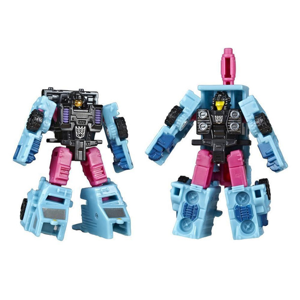 WFC-S47 Decepticon Battle Squad figures Direct-Hit and Power Punch convert in 5 and 4 easy steps from robot mode to vehicle modes.