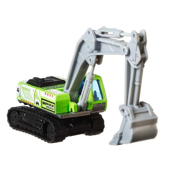 Matchbox Real Working Rigs - MBX Excavator (Green & Grey) - The Toy Barn