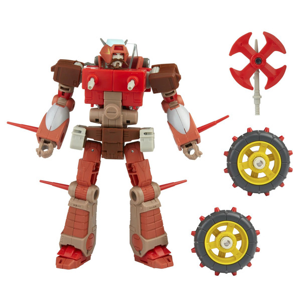 This Studio Series 86-09 Voyager Class The Transformers: The Movie-inspired Wreck-Gar figure converts from robot to motorcycle mode in 22 steps.