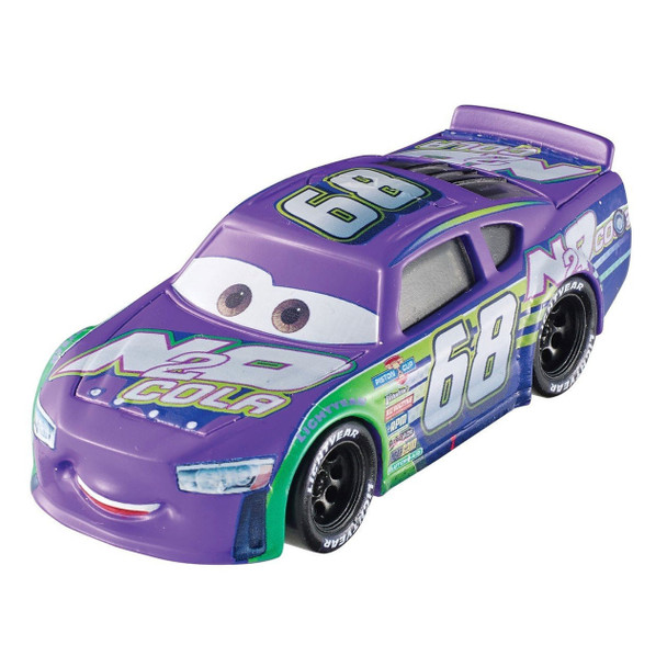 Disney Pixar Cars 3: PARKER BRAKESTON 1:55 scale die-cast vehicle features authentic styling, big personality details and wheels that roll.