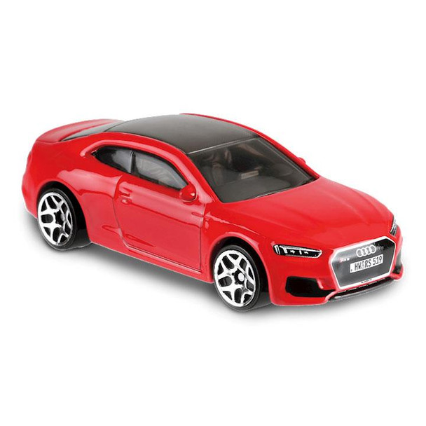 Hot Wheels Audi RS 5 Coupe in red.
