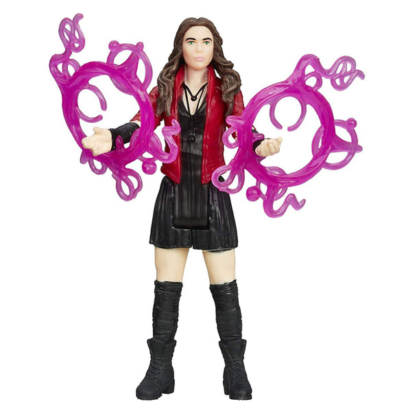 Scarlet Witch figure stands approximately 10 cm tall and comes with an accessory.