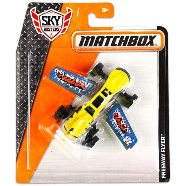 Matchbox Sky Busters FREEWAY FLYER Die-cast Aircraft in packaging.