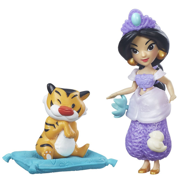 Princess Jasmine is having a slumber party with her favourite furry pal, Rajah.