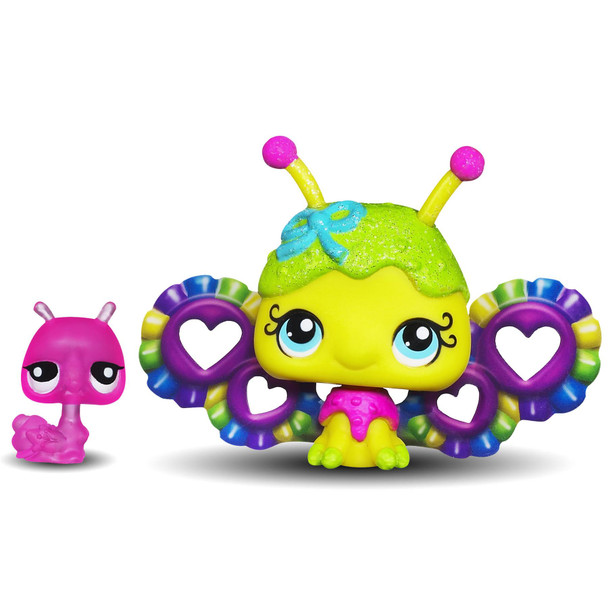 Littlest Pet Shop Fairies Candyswirl Dreams FRUITY SWEET FAIRY and Snail Friend.