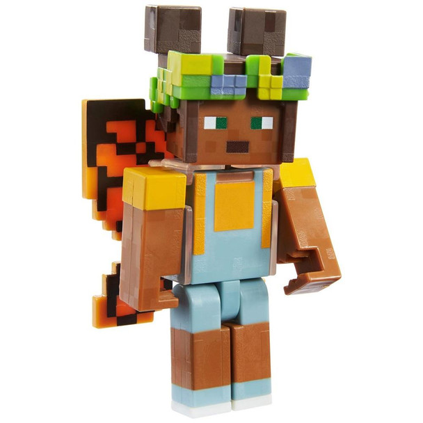 Authentically designed, 3.25-inch scale Minecraft Fairy Wings character comes with 5 mix and match accessories for multiple character looks.
