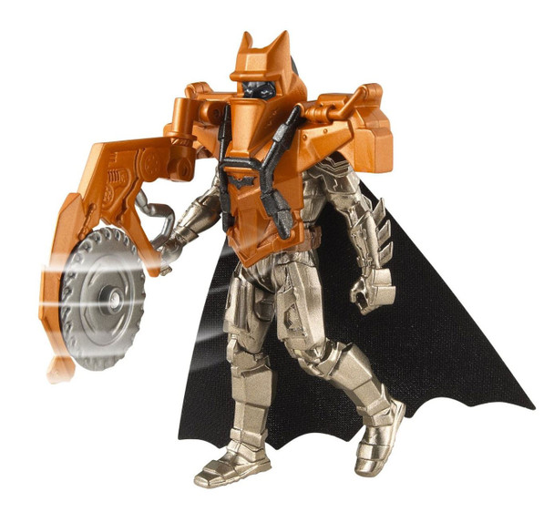 Equip your 10cm (4-inch) Batman figure for battle with QuickTek Armour!
