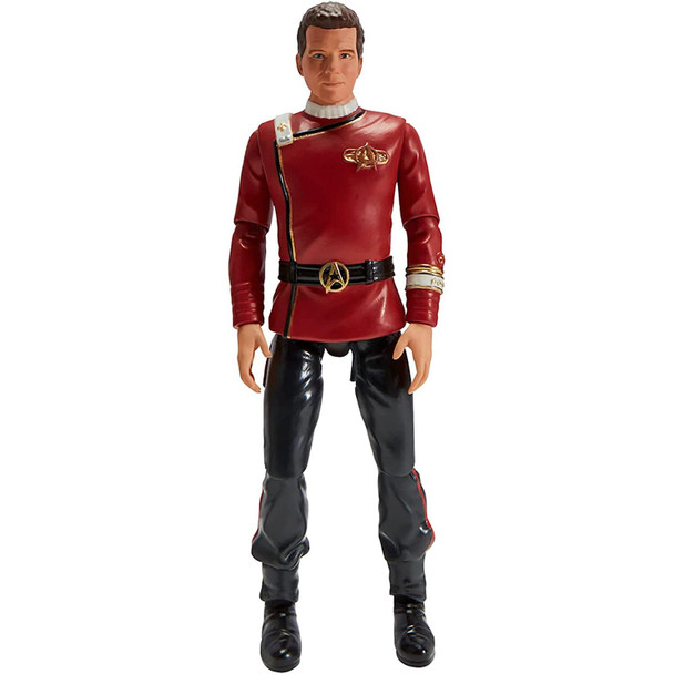 With the likeness of William Shatner, the astonishingly detailed Admiral James T. Kirk figure features 14 points of articulation to recreate all your favourite scenes from Star Trek II: The Wrath of Khan. Character-specific accessories and a figure stand are included.