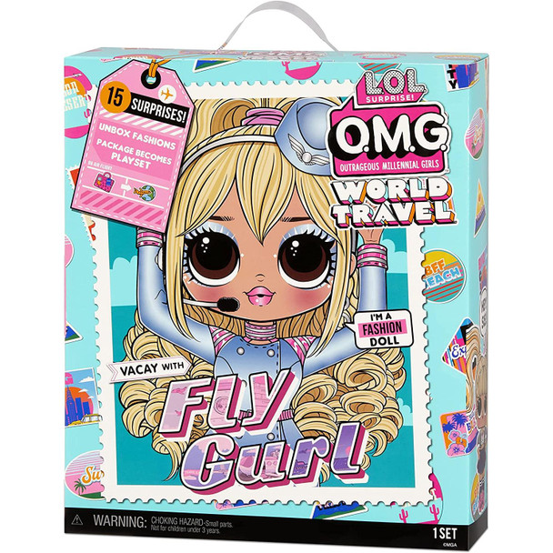 L.O.L. Surprise! - O.M.G. World Travel FLY GURL Fashion Doll in packaging.