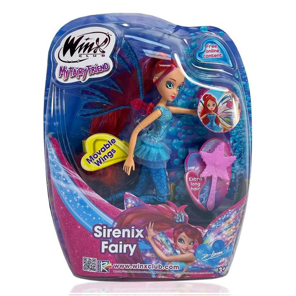 Winx Club My Fairy Friend BLOOM Sirenix Fairy Doll in packaging.