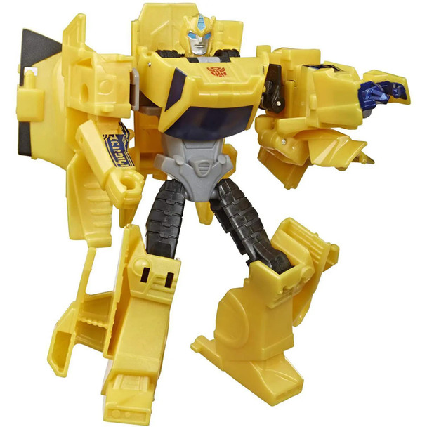 5-inch Bumblebee Figure - Warrior Class Bumblebee figure stands around 5-inches (12.5 cm) tall.


