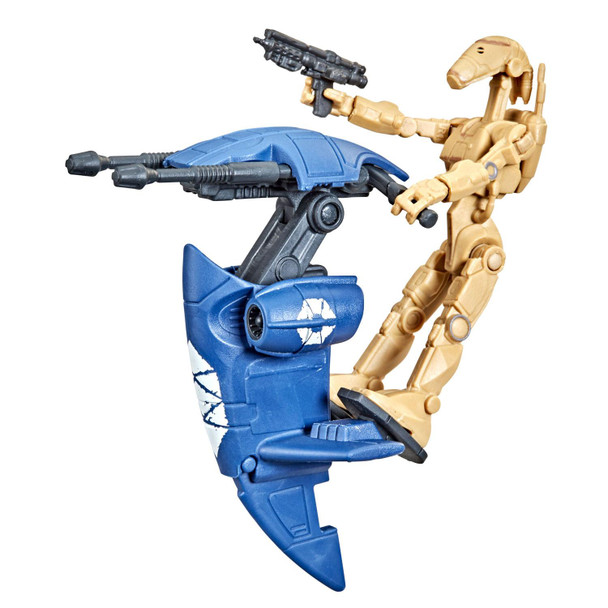 Iconic Star Wars Character: This highly detailed 6-cm-scale Battle Droid figure features multiple points of articulation and design inspired by the Star Wars: The Clone Wars animated series.
