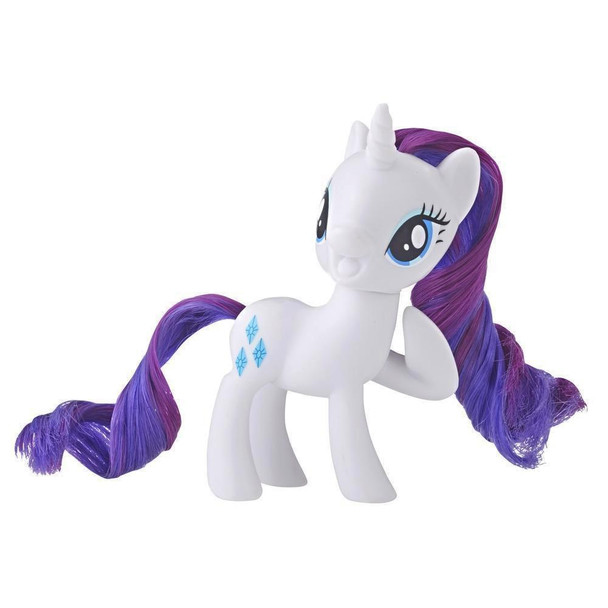 3-inch Rarity pony figure has beautiful purple hair and features character-inspired look and signature cutie mark.