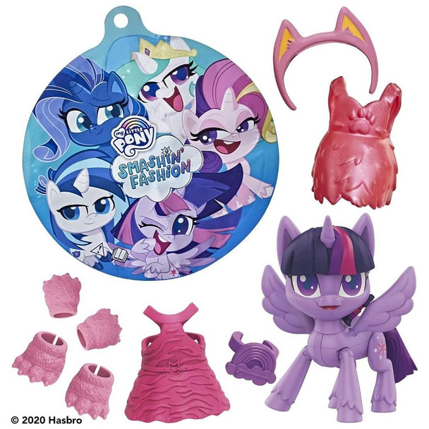 9 PIECES INCLUDED: Comes 1 articulated pony figure, 7 fashion pieces, and 1 mini balloon with a friendship scene inspired by the My Little Pony: Pony Life show.