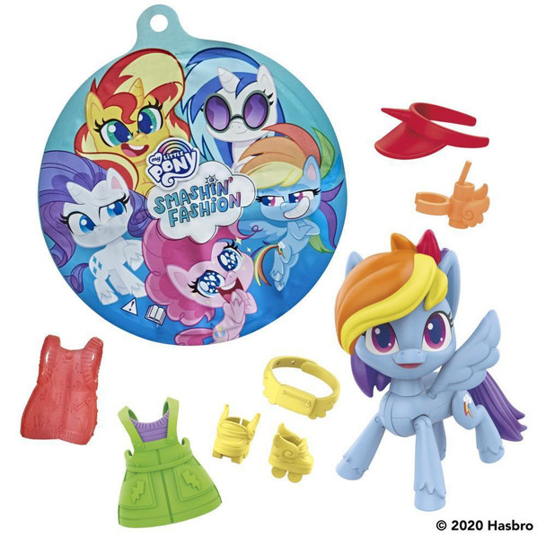 9 PIECES INCLUDED: Comes 1 articulated pony figure, 7 fashion pieces, and 1 mini balloon with a friendship scene inspired by the My Little Pony: Pony Life show!