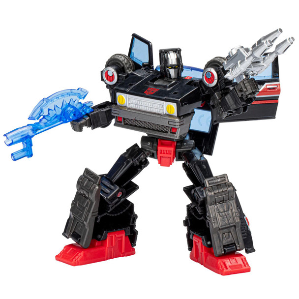 Transformers Diaclone-Inspired Design: This Transformers 5.5-inch Diaclone Universe Burn Out robot toy is inspired by the original Diaclone appearance, updated with a Generations-style design.