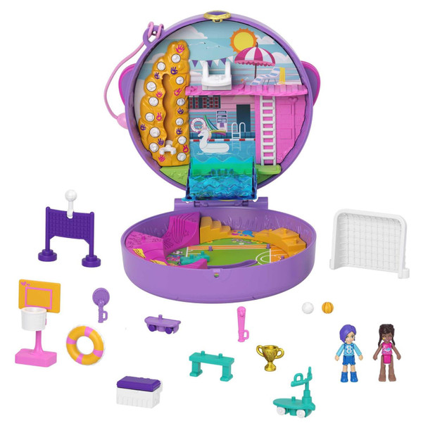 Compact features 12 accessories - some pieces have a Pop & Swap feature so kids can peg them into different areas of the compact for endless play possibilities.