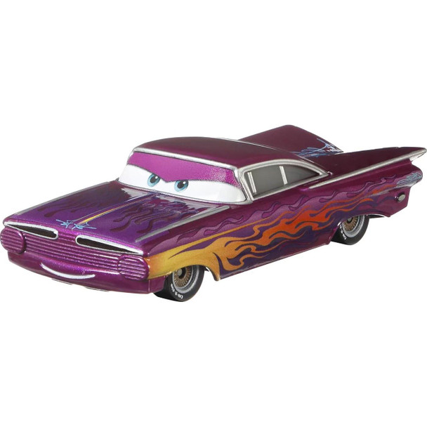 Ramone is sporting his signature purple paint job with flame detailing, as seen in Disney Pixar Cars. Features authentic styling, big personality details, and wheels that roll.

