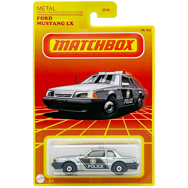 Matchbox Retro Series FORD MUSTANG LX 1:64 Scale Die-cast Vehicle in packaging.