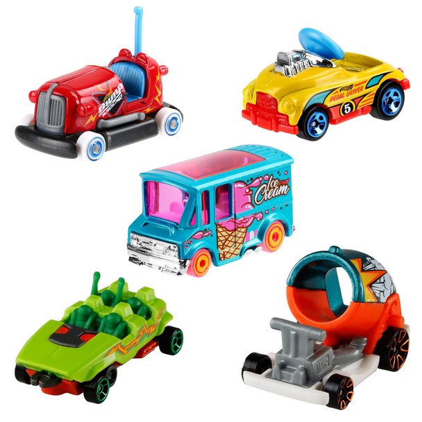 Hot Wheels HW FUN PARK 1:64 Scale Die-cast Vehicle 5-Pack