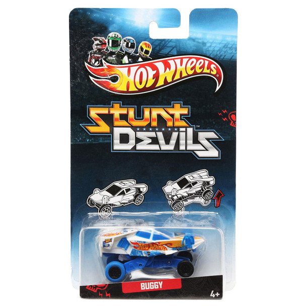 Hot Wheels Stunt Devils BUGGY 1:64 Scale Jumper Car in packaging.