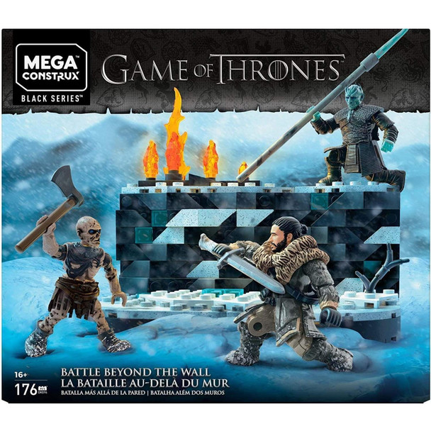 Mega Construx Game of Thrones BATTLE BEYOND THE WALL Construction Set in packaging.