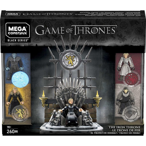 Mega Construx Game of Thrones THE IRON THRONE Construction Set in packaging.