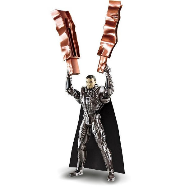 General Zod figure stands around 15 cm (6 inches) tall.