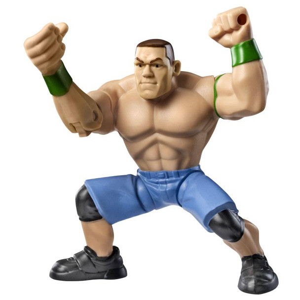 5-inch John Cena Power Slammers figure features Thunder Twisting fighting move.