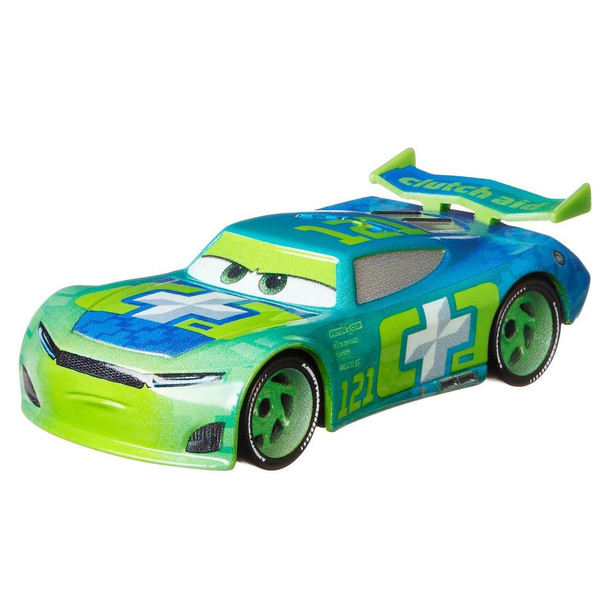 As seen in the Disney Pixar movie Cars 3, Noad Gocek features authentic styling, big personality details, and wheels that roll.