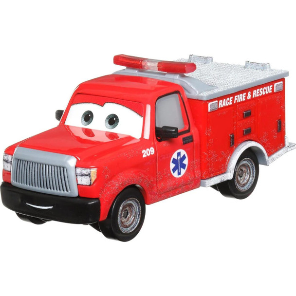 As seen in the Disney+ miniseries Cars On The Road, Adam Roadriguez features authentic styling, big personality details, and wheels that roll.

