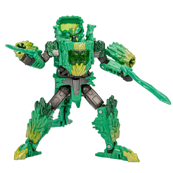 This 5.5-inch (14 cm) Infernac Universe Shard toy is a Transformers Armorizer, a lifeform made from living rocks and minerals found throughout the galaxy.