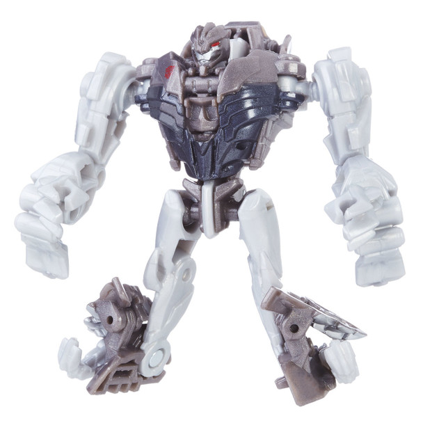 Change this Transformers Legion Class Grimlock figure between robot and T-Rex mode in 6 steps.
