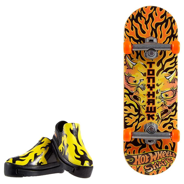 Hot Wheels Skate FLAME THROWER Fingerboard and Skate Shoes