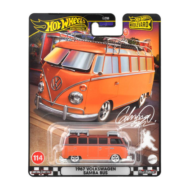 Hot Wheels Premier Boulevard – Volkswagen Samba Bus 1967 – Miniature Jouet – Édition Limitée
