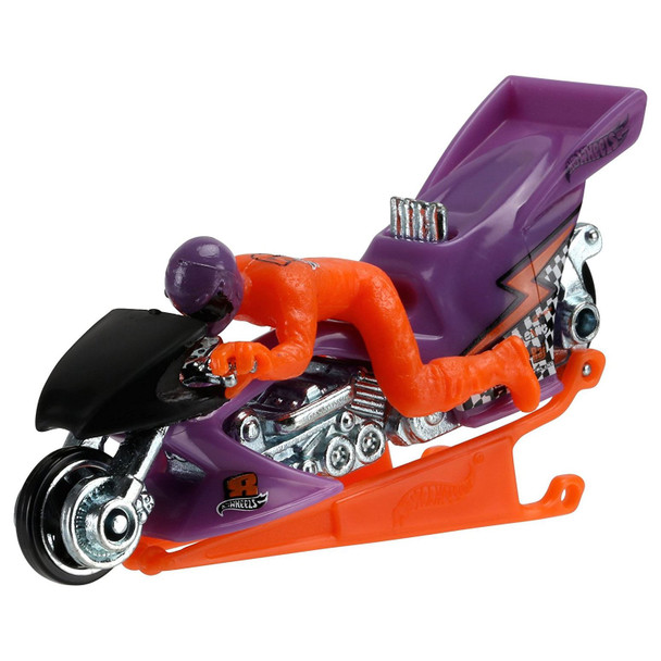 Hot Wheels FRIGHT BIKE Die-cast Motorcycle with Rider