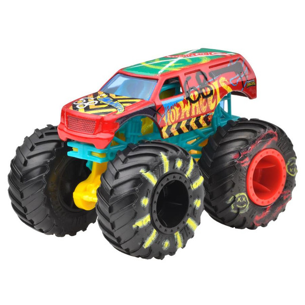 Hot Wheels Monster Trucks DEMO DERBY (Red) 1:64 Scale Vehicle Hot Wheels Monster Trucks DEMO DERBY (Red) 1:64 Scale Vehicle
